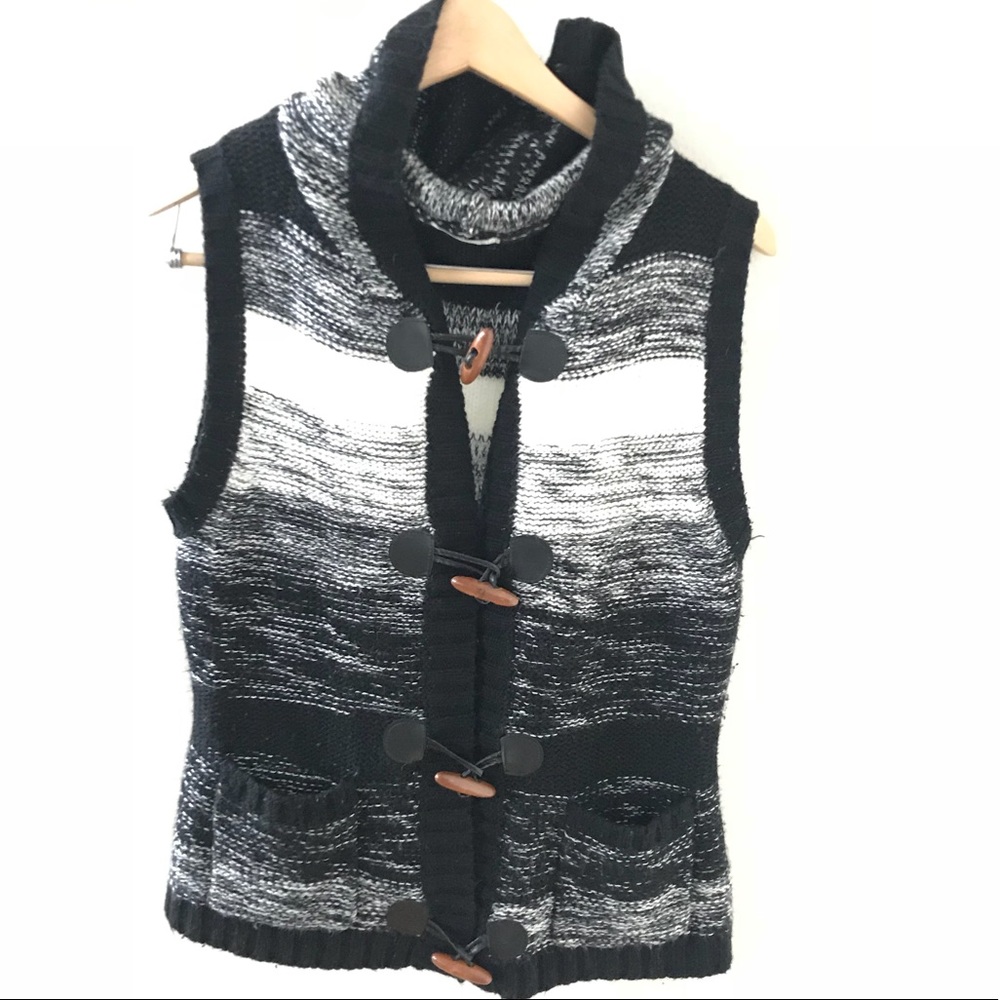 Knit Vest with Hood